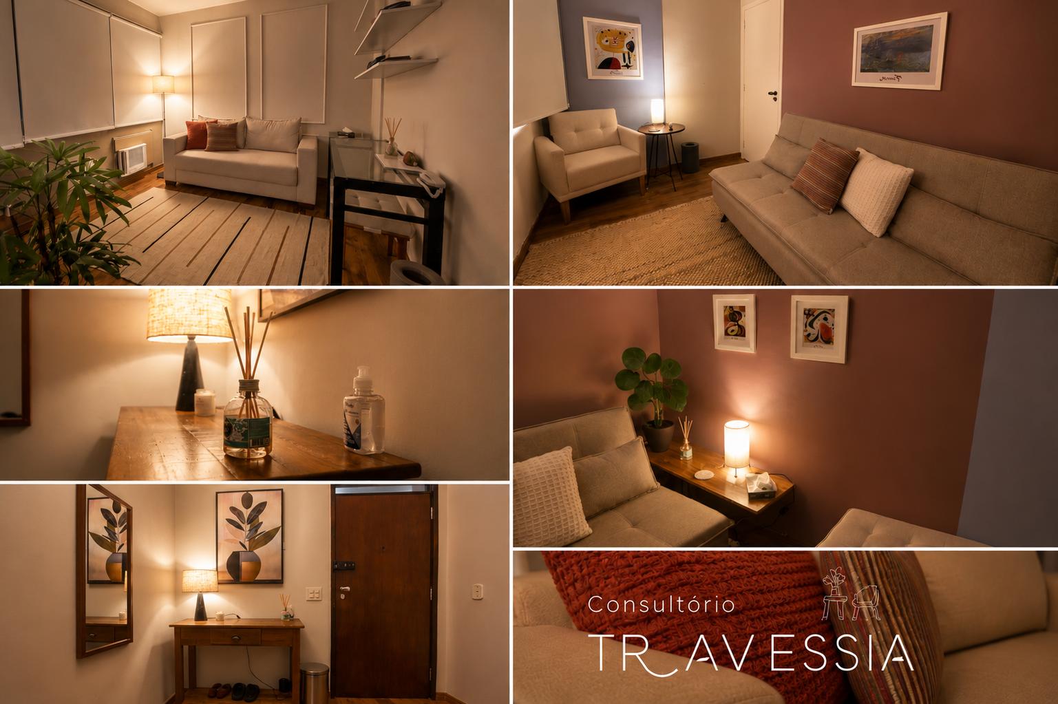 Ambientes do Consultório Travessia